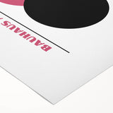 Bohemian Wall Art | Bauhaus 1923 Minimalist Pink and Black Boho Print