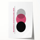 Bohemian Wall Art | Bauhaus 1923 Minimalist Pink and Black Boho Print