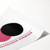 Bohemian Wall Art | Bauhaus 1923 Minimalist Pink and Black Boho Print