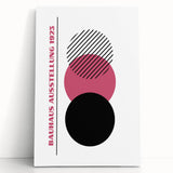 Bohemian Wall Art | Bauhaus 1923 Minimalist Pink and Black Boho Print