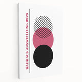Bohemian Wall Art | Bauhaus 1923 Minimalist Pink and Black Boho Print
