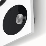 Bohemian Wall Art - Modern Monochrome Boho Decor Canvas for Minimal Spaces