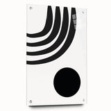 Bohemian Wall Art - Modern Monochrome Boho Decor Canvas for Minimal Spaces