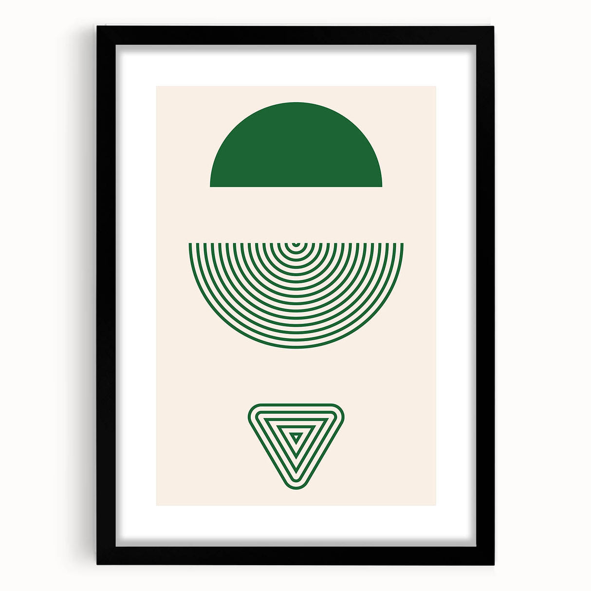 Bohemian Wall Art | Artistic Boho Decor Canvas | Eclectic Green Print