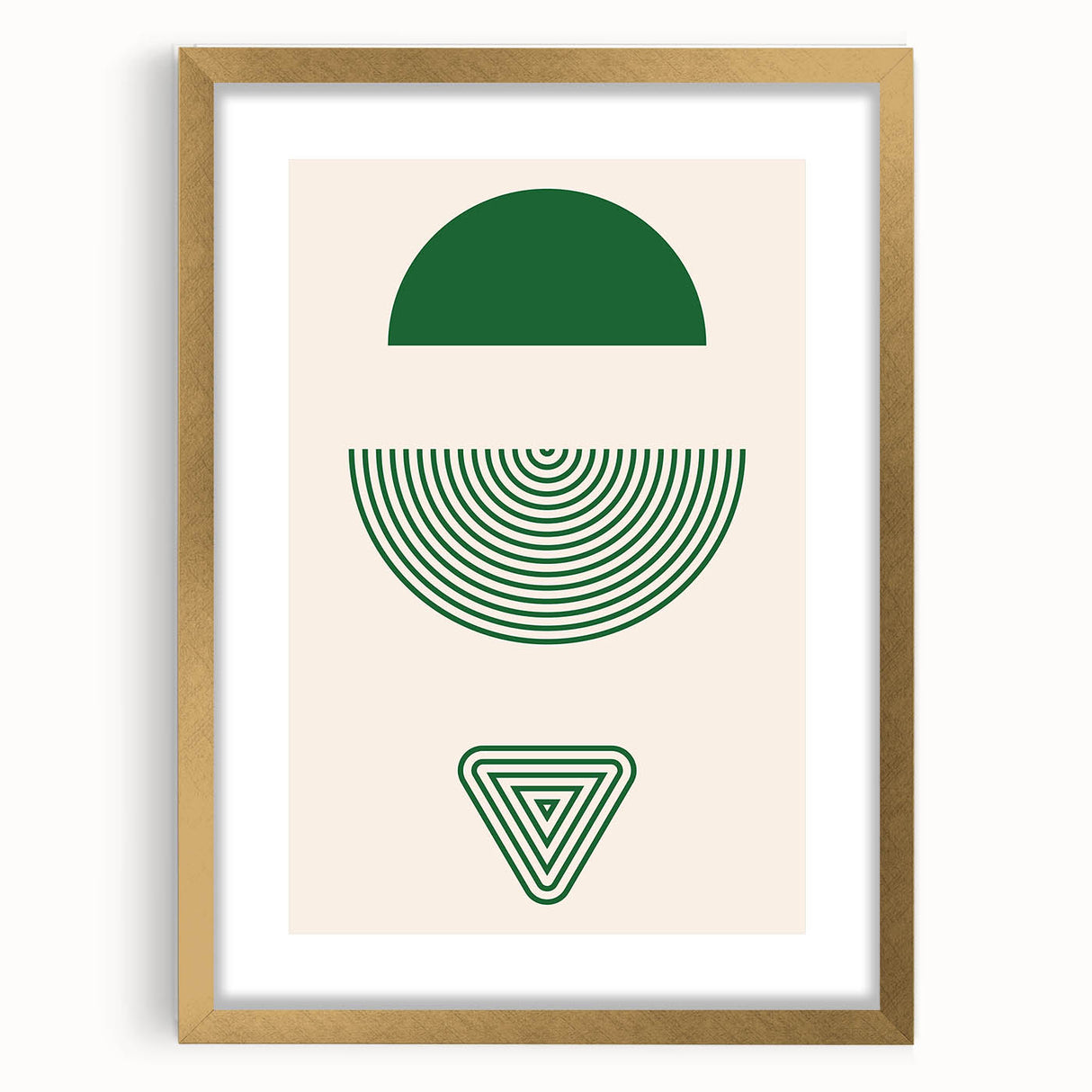 Bohemian Wall Art | Artistic Boho Decor Canvas | Eclectic Green Print