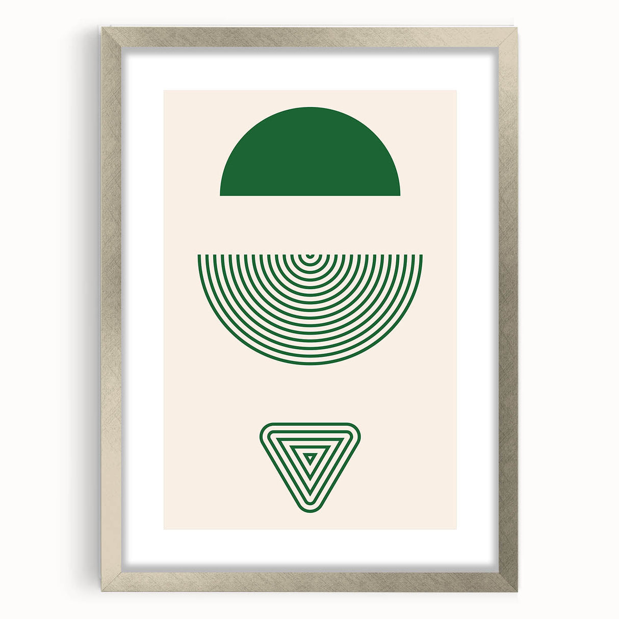 Bohemian Wall Art | Artistic Boho Decor Canvas | Eclectic Green Print