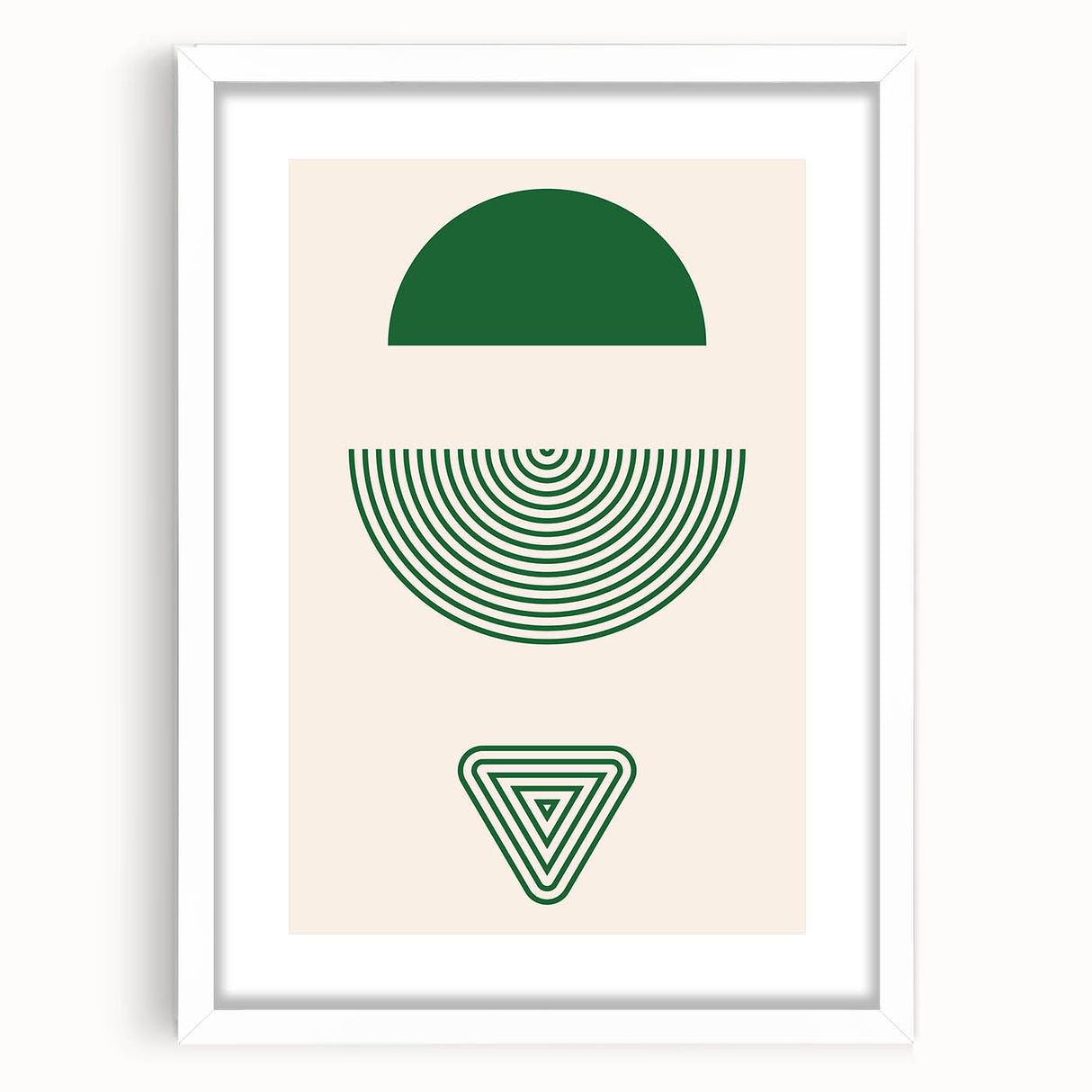 Bohemian Wall Art | Artistic Boho Decor Canvas | Eclectic Green Print