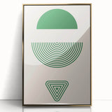 Bohemian Wall Art | Artistic Boho Decor Canvas | Eclectic Green Print