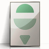 Bohemian Wall Art | Artistic Boho Decor Canvas | Eclectic Green Print