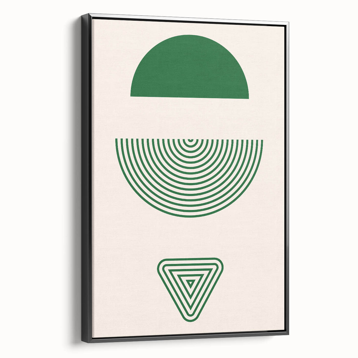 Bohemian Wall Art | Artistic Boho Decor Canvas | Eclectic Green Print