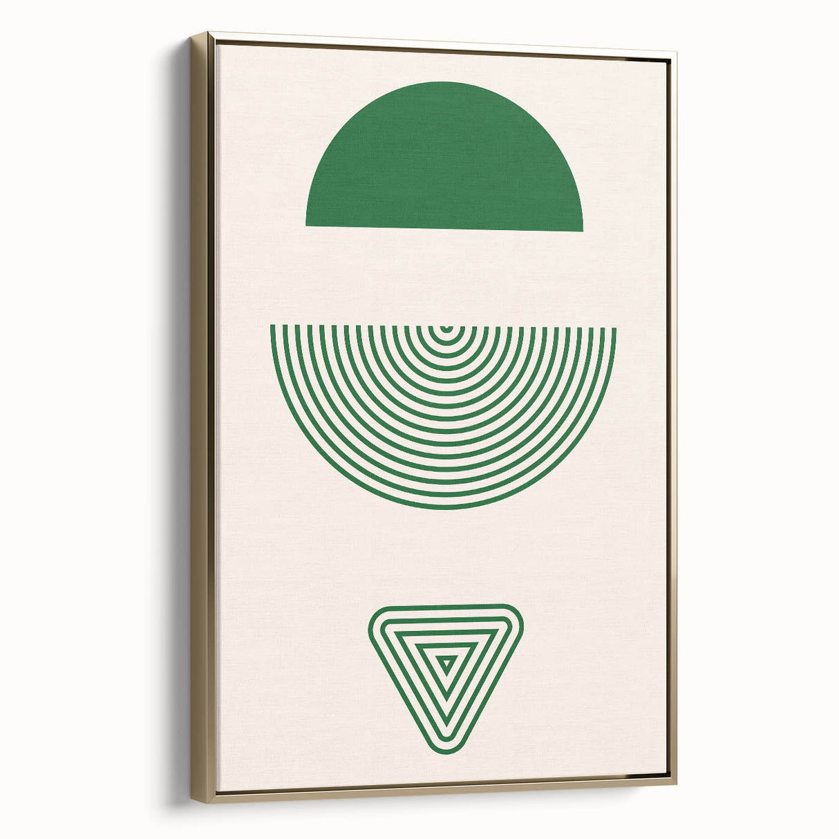 Bohemian Wall Art | Artistic Boho Decor Canvas | Eclectic Green Print