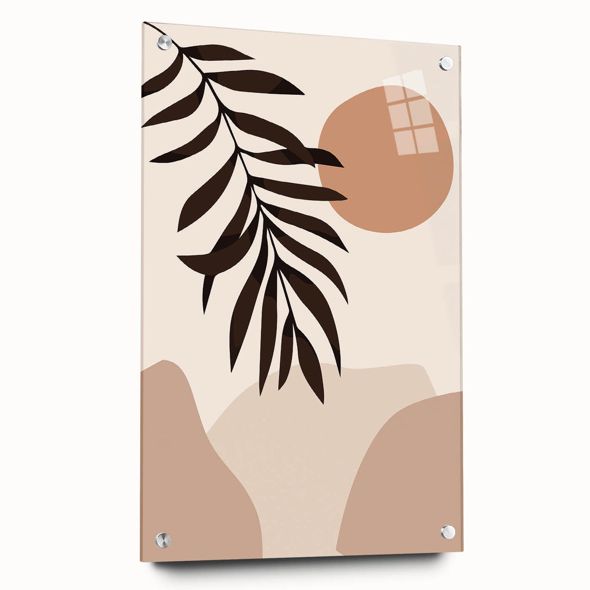 Bohemian Wall Art | Eclectic Boho Decor Canvas | Natural Earthy Print