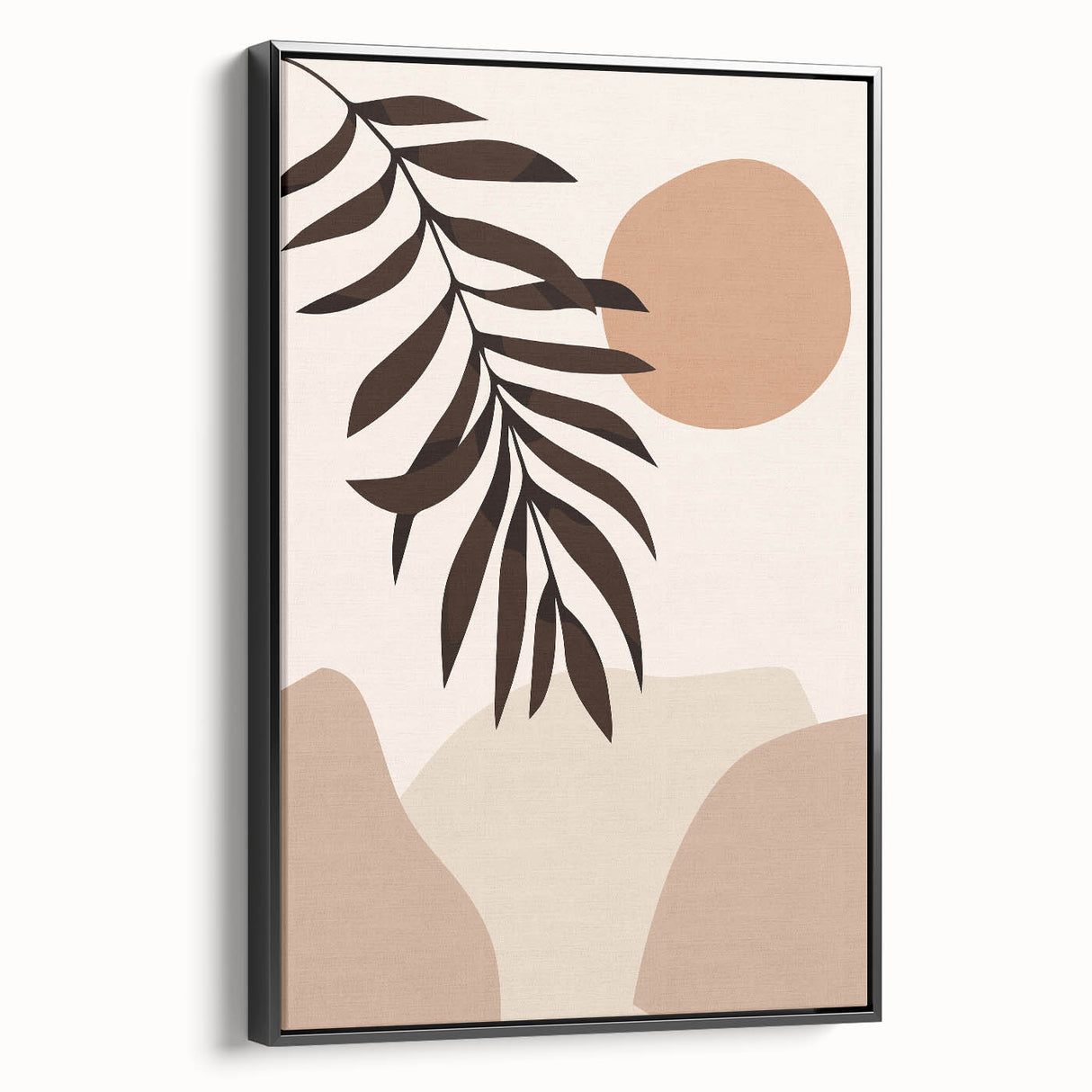 Bohemian Wall Art | Eclectic Boho Decor Canvas | Natural Earthy Print