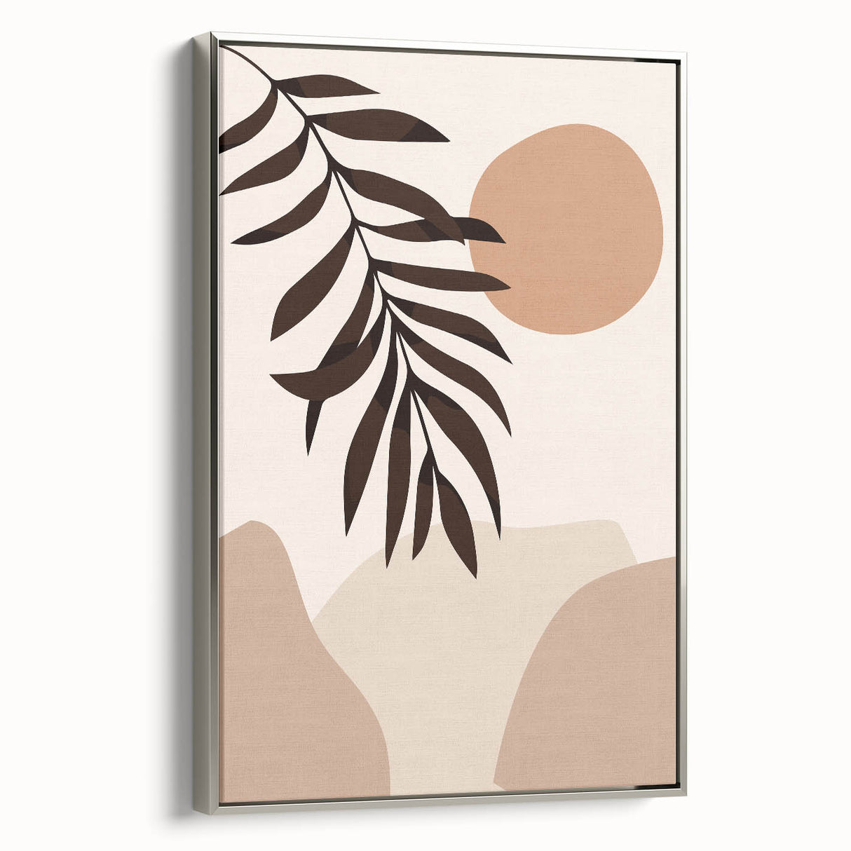 Bohemian Wall Art | Eclectic Boho Decor Canvas | Natural Earthy Print