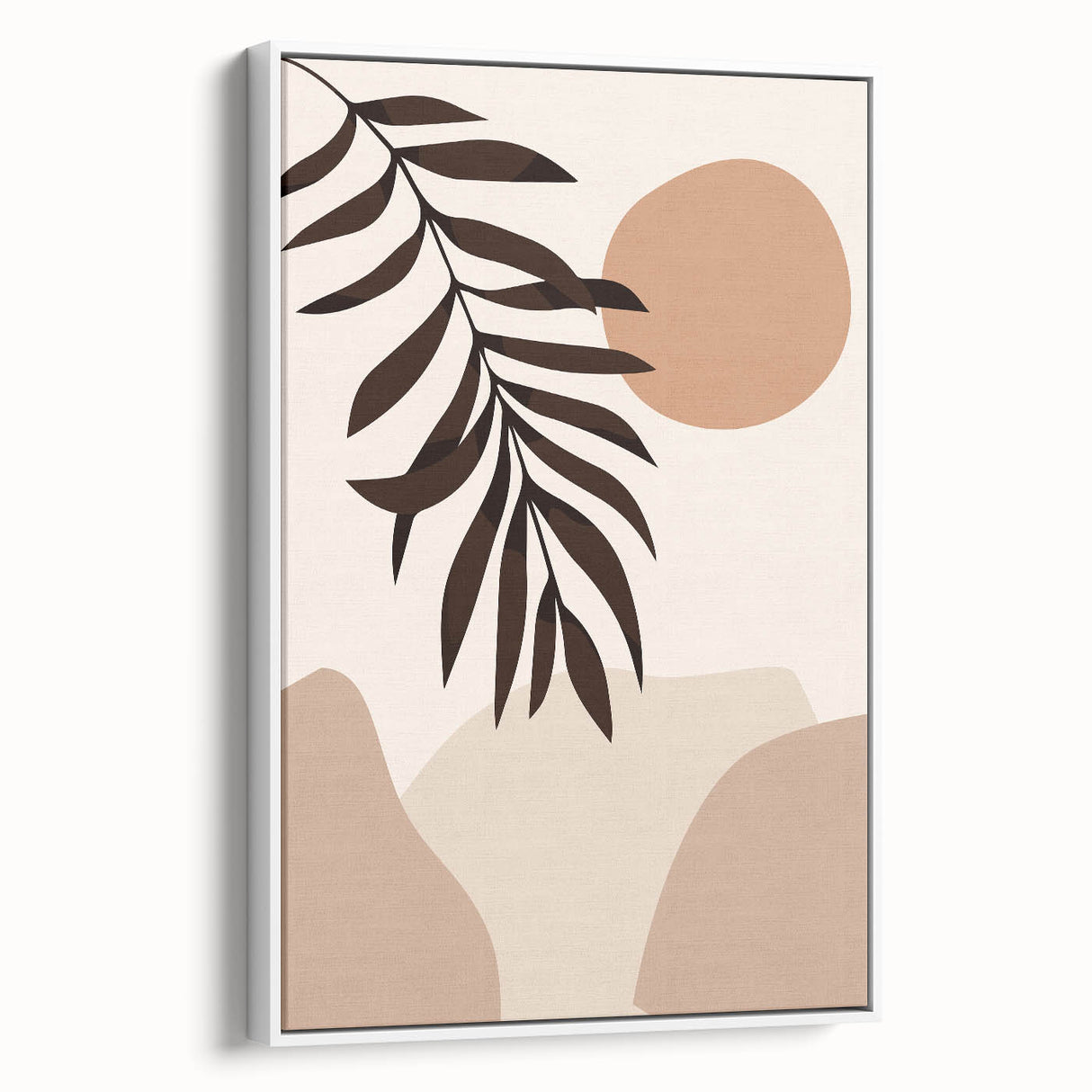 Bohemian Wall Art | Eclectic Boho Decor Canvas | Natural Earthy Print