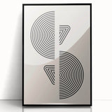 Bohemian Wall Art | Eclectic Boho Chic Decor | Minimalist Black Print