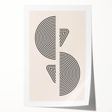 Bohemian Wall Art | Eclectic Boho Chic Decor | Minimalist Black Print