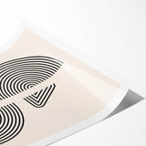 Bohemian Wall Art | Eclectic Boho Chic Decor | Minimalist Black Print