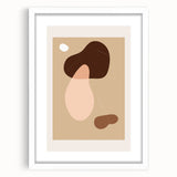 Bohemian Wall Art | Eclectic Boho Decor Canvas | Organic Abstract Style