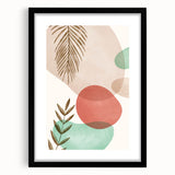 Bohemian Wall Art | Artistic Boho Decor Canvas | Nature-Inspired Abstract