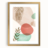 Bohemian Wall Art | Artistic Boho Decor Canvas | Nature-Inspired Abstract