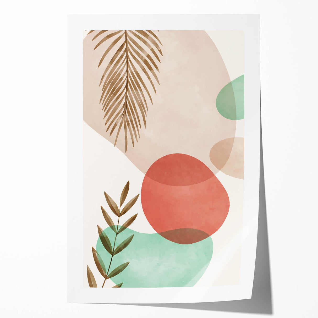Bohemian Wall Art | Artistic Boho Decor Canvas | Nature-Inspired Abstract
