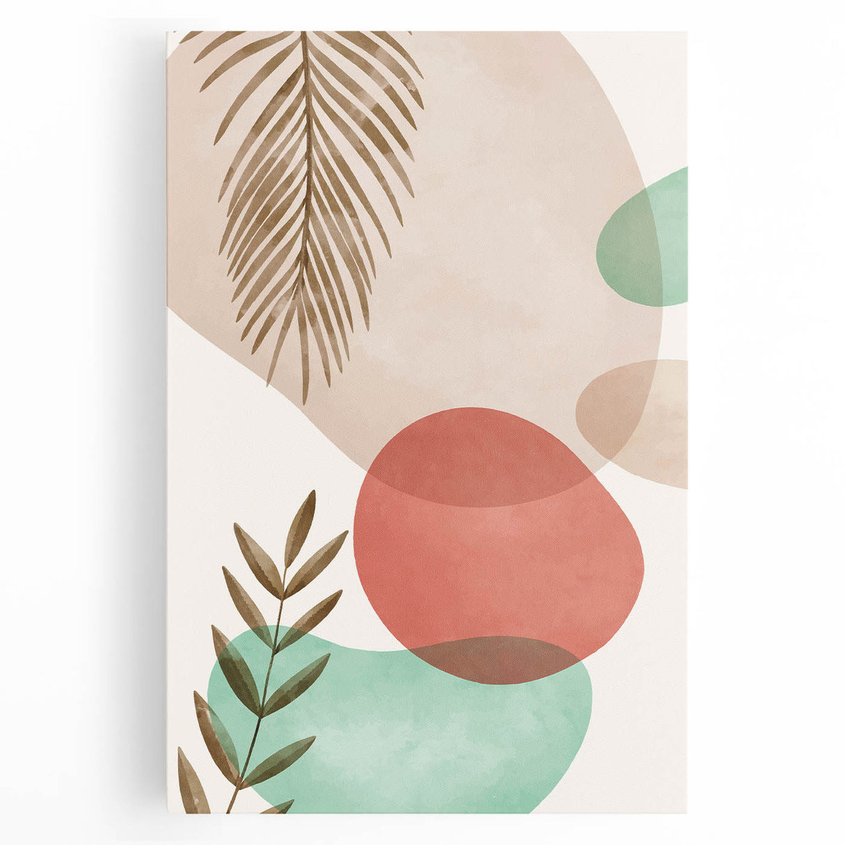 Bohemian Wall Art | Artistic Boho Decor Canvas | Nature-Inspired Abstract