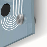 Bohemian Wall Art | Bauhaus 1923 Minimalist Blue and Black Boho Print