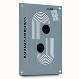 Bohemian Wall Art | Bauhaus 1923 Minimalist Blue and Black Boho Print