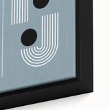 Bohemian Wall Art | Bauhaus 1923 Minimalist Blue and Black Boho Print