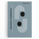 Bohemian Wall Art | Bauhaus 1923 Minimalist Blue and Black Boho Print