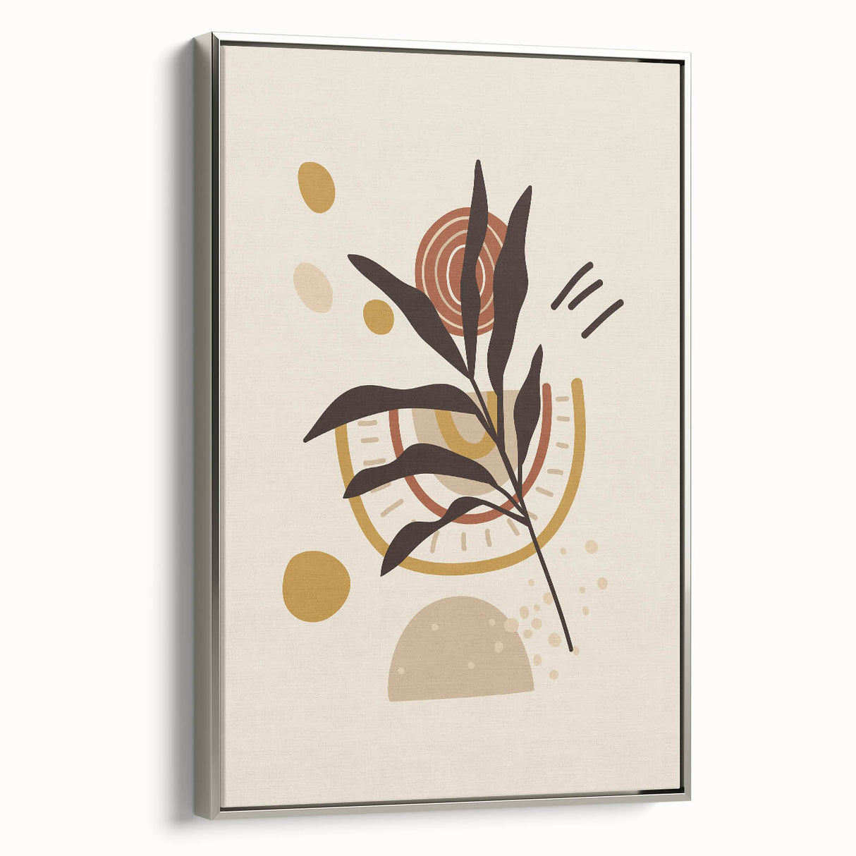 Bohemian Wall Art | Eclectic Boho Decor Canvas | Abstract Nature-Inspired Design
