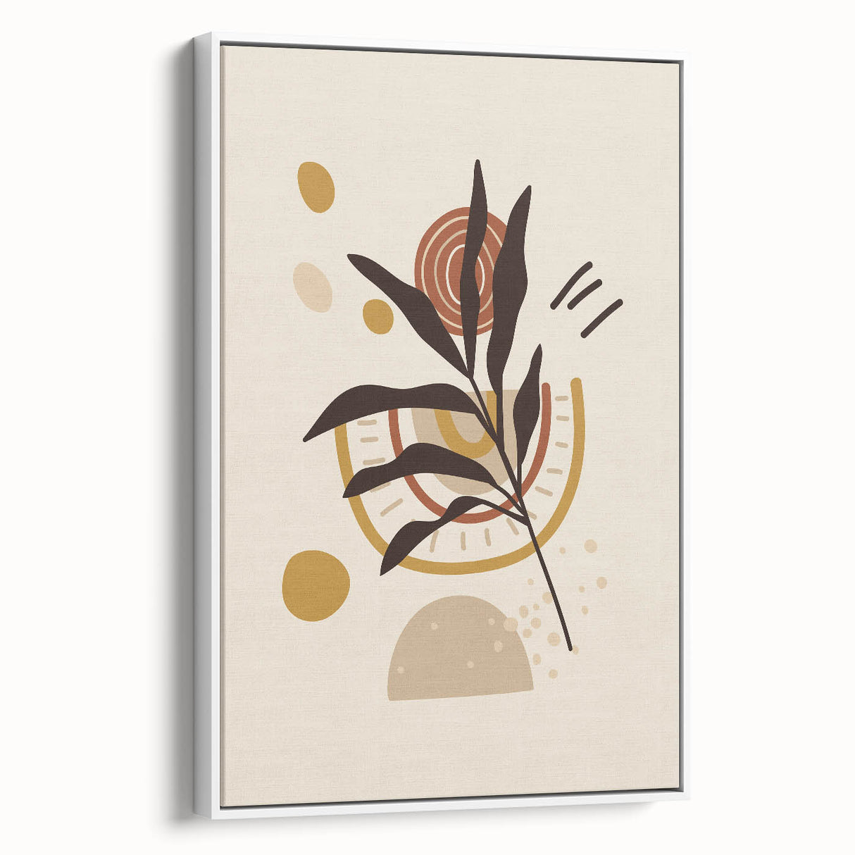 Bohemian Wall Art | Eclectic Boho Decor Canvas | Abstract Nature-Inspired Design