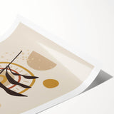 Bohemian Wall Art | Eclectic Boho Decor Canvas | Abstract Nature-Inspired Design