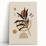 Bohemian Wall Art | Eclectic Boho Decor Canvas | Abstract Nature-Inspired Design