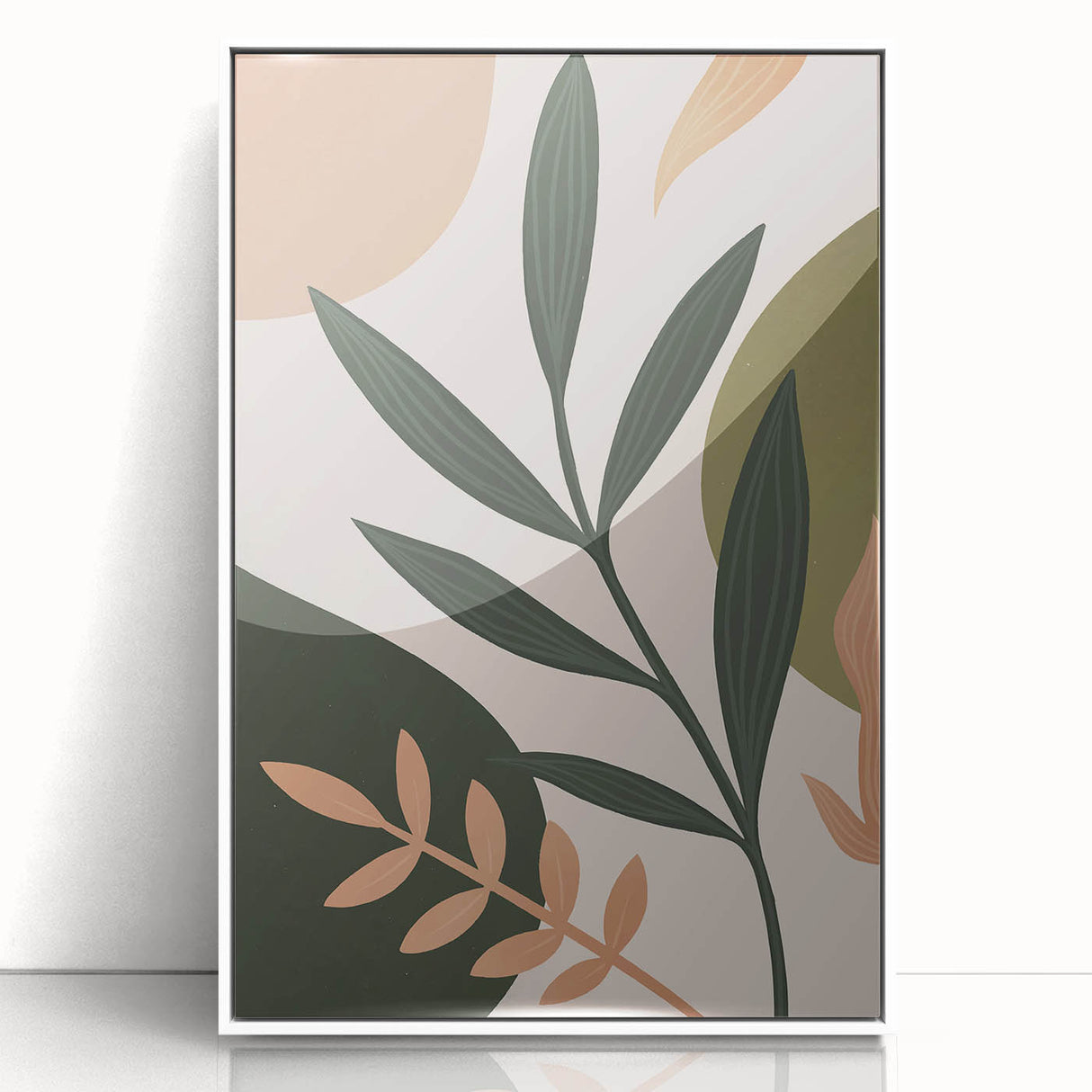 Bohemian Wall Art | Eclectic Boho Decor Canvas | Nature-Inspired Botanical Design