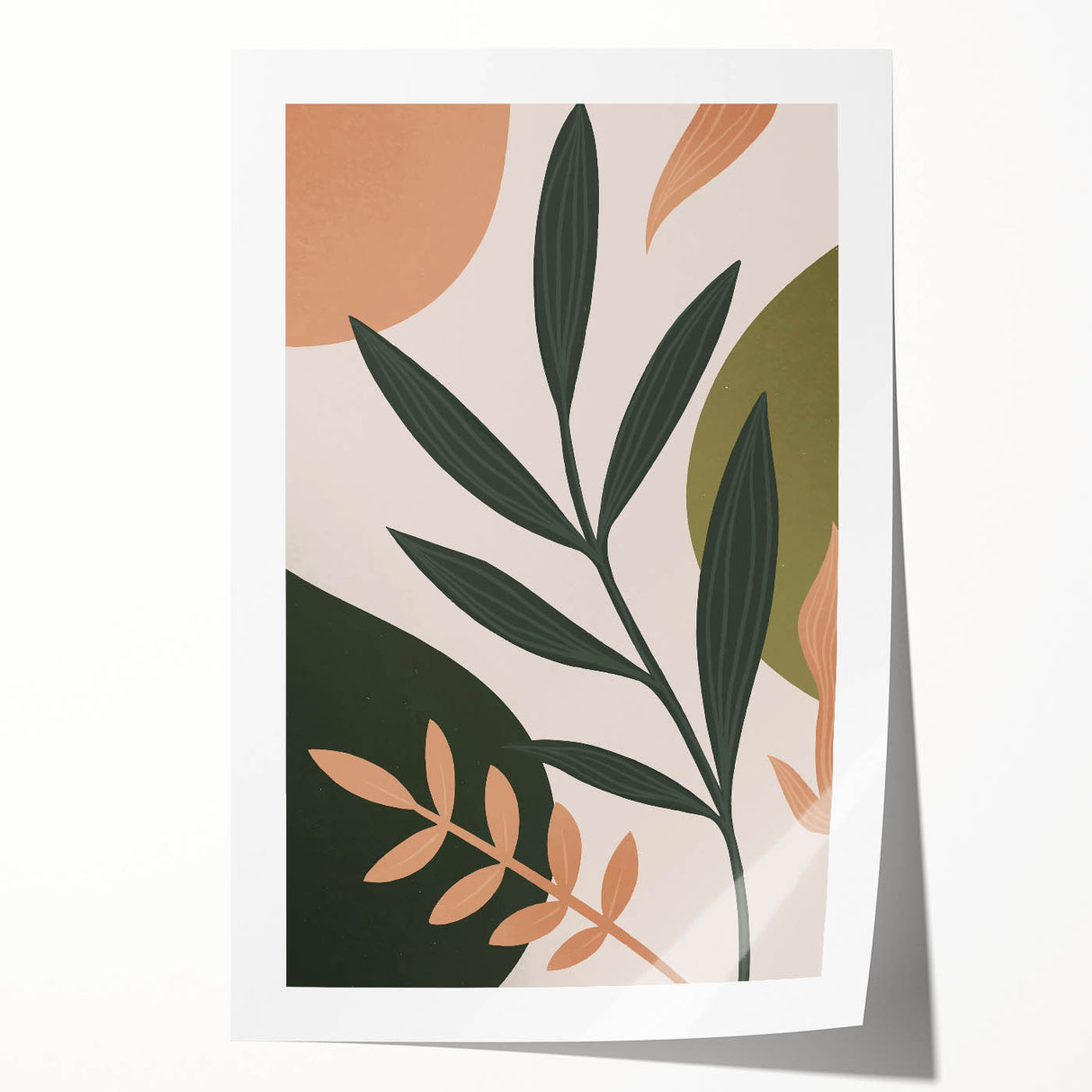 Bohemian Wall Art | Eclectic Boho Decor Canvas | Nature-Inspired Botanical Design