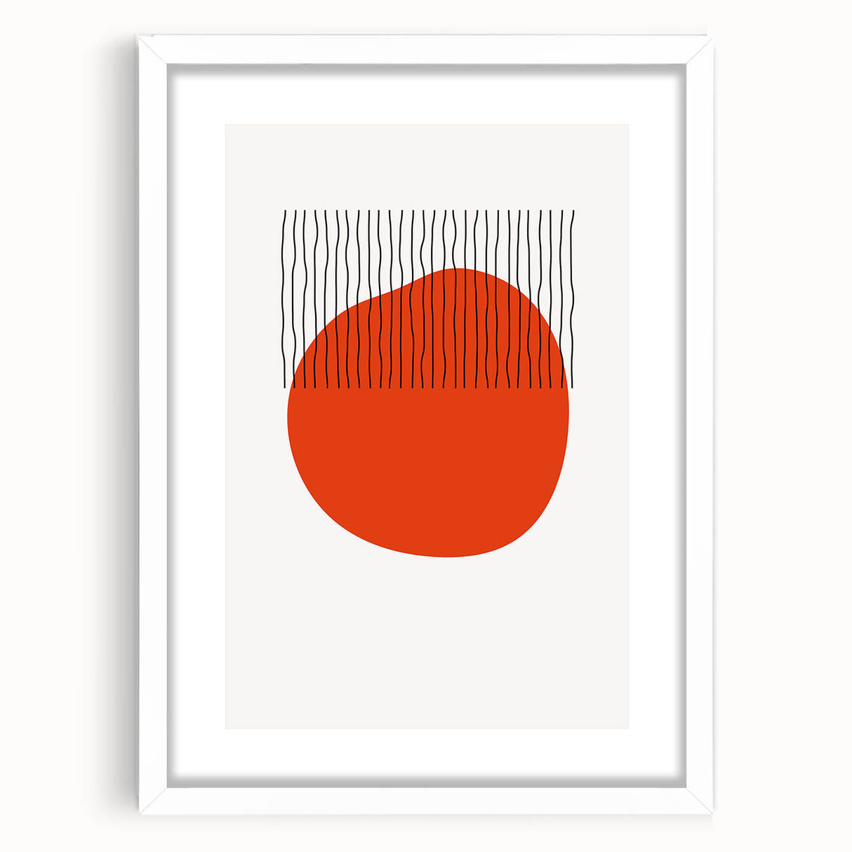 Bohemian Wall Art | Eclectic Boho Decor Canvas | Bold Minimalist Design