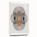 Bohemian Wall Art | Eclectic Boho Decor Canvas | Geometric Abstract Design