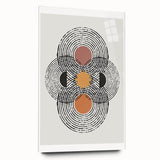 Bohemian Wall Art | Eclectic Boho Decor Canvas | Geometric Abstract Design