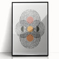 Bohemian Wall Art | Eclectic Boho Decor Canvas | Geometric Abstract Design