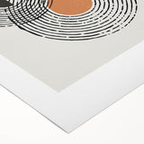 Bohemian Wall Art | Eclectic Boho Decor Canvas | Geometric Abstract Design