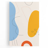 Bohemian Wall Art | Eclectic Boho Decor Canvas | Vibrant Abstract Design