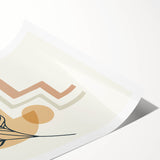 Boho Chic Wall Hanging – Minimalist Bohemian Art Print for Eclectic Decor