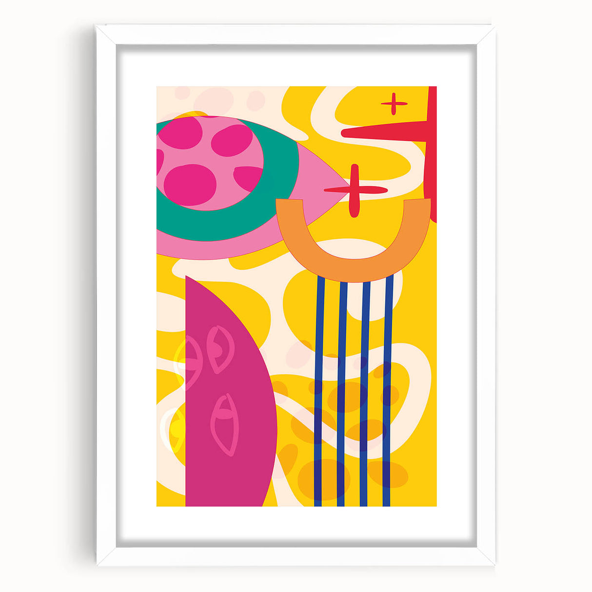 Bohemian Wall Art | Eclectic Boho Decor Canvas | Artistic Chic Style Print
