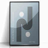 Bohemian Wall Art | Bauhaus 1923 Minimalist Black and White Boho Print