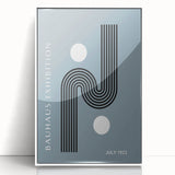 Bohemian Wall Art | Bauhaus 1923 Minimalist Black and White Boho Print