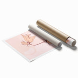 Bohemian Floral Wall Art | Elegant Boho Decor Canvas | Artistic Print