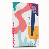 Vibrant Bohemian Wall Art | Eclectic Boho Decor Canvas | Artistic Print