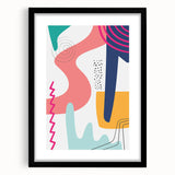 Vibrant Bohemian Wall Art | Eclectic Boho Decor Canvas | Artistic Print